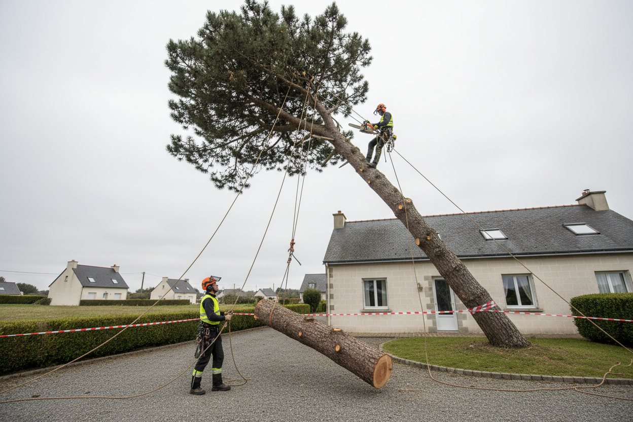 Abattage d'arbres et Démontage délicat à Quimper
